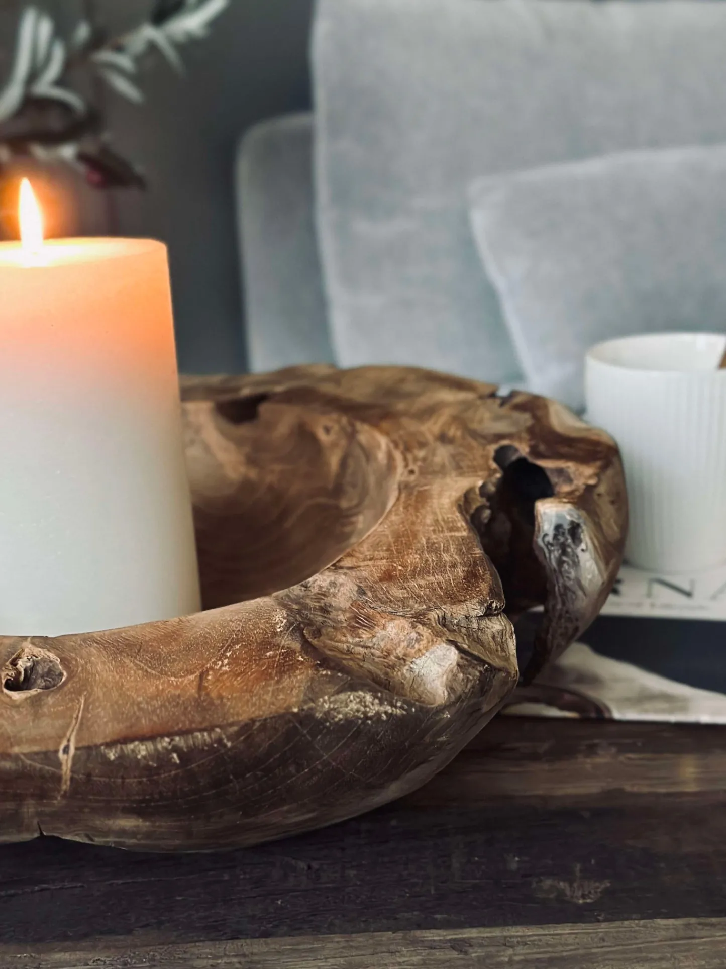 VIAMAJA Skål af teakrod – Large Best