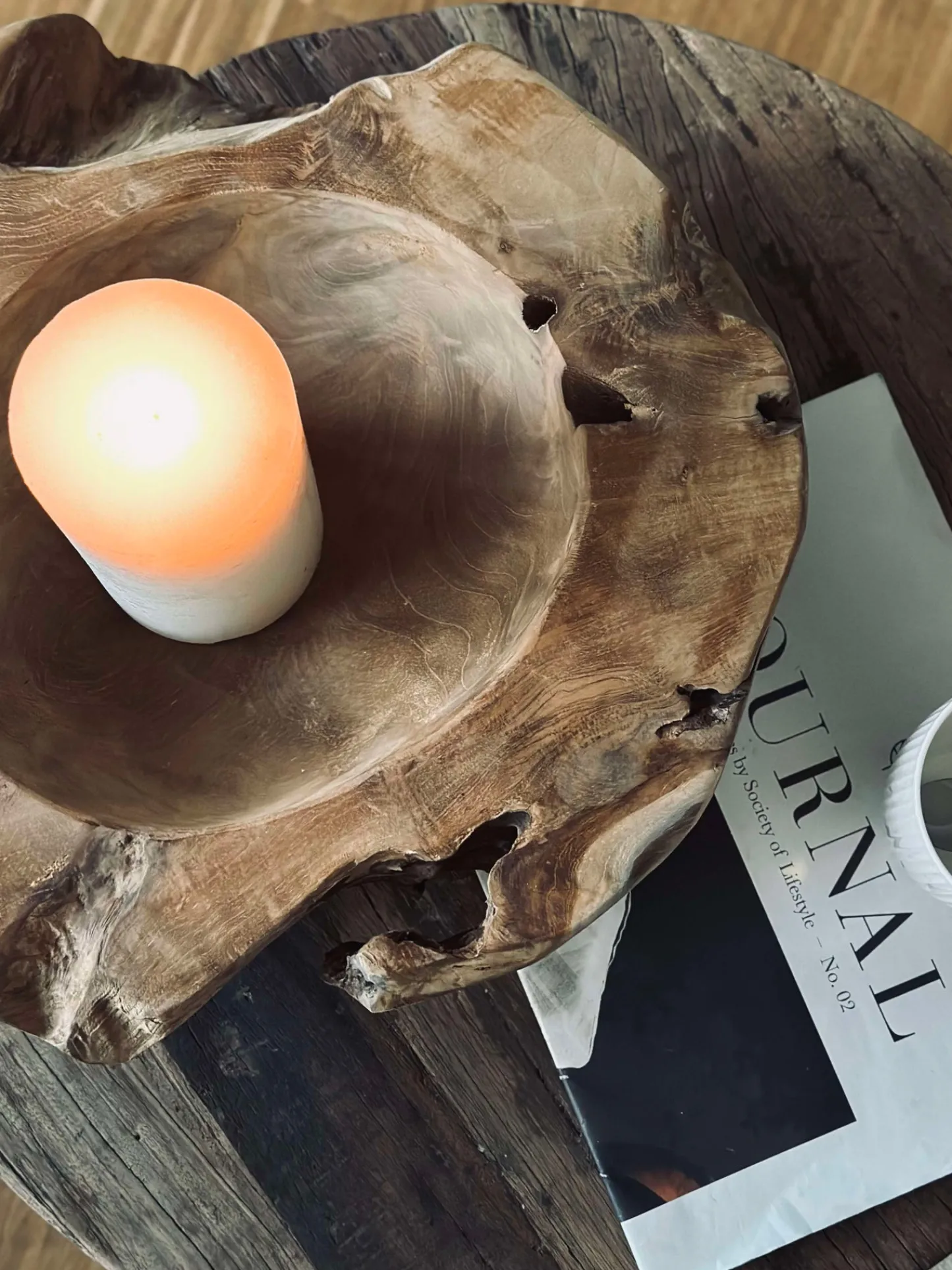 VIAMAJA Skål af teakrod – Large Best