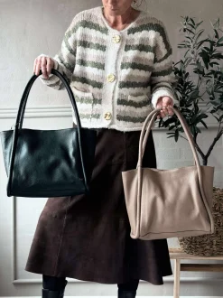 VIAMAJA Skuldertaske Taupe Sale