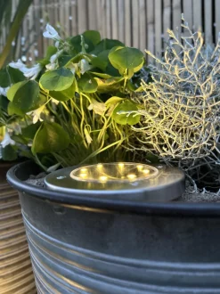 VIAMAJA Solcelle spots SILVER – Sæt med 4 stk Discount