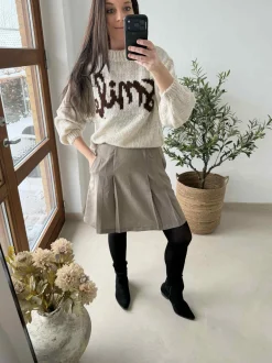 VIAMAJA Strik Smile - Beige Sale