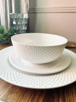VIAMAJA Tallerken 28 cm – White Melamin Clearance