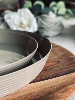 VIAMAJA Tallerken Norma 24cm - Mocca 2 stk. Discount