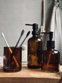 VIAMAJA Tandkrus - Brun glas Hot