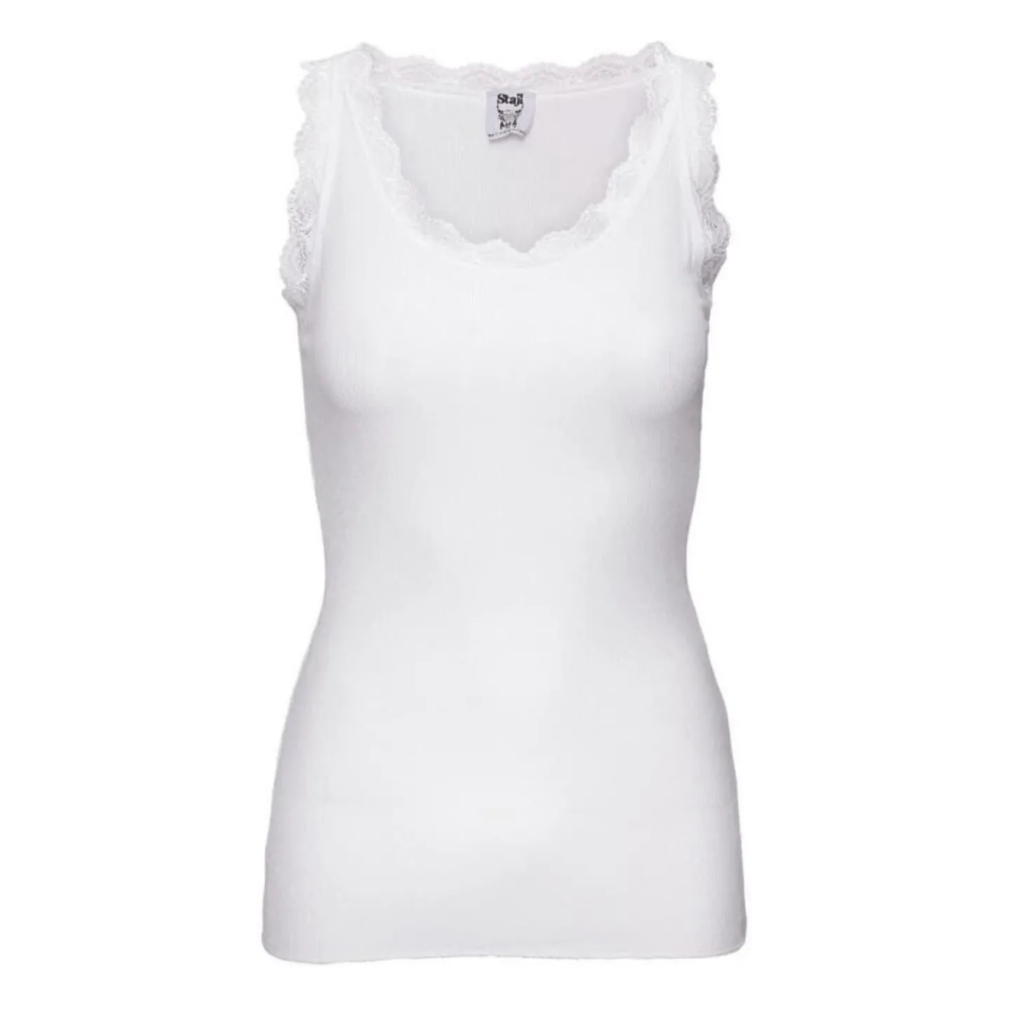 VIAMAJA Top med blonde – Daily white Hot