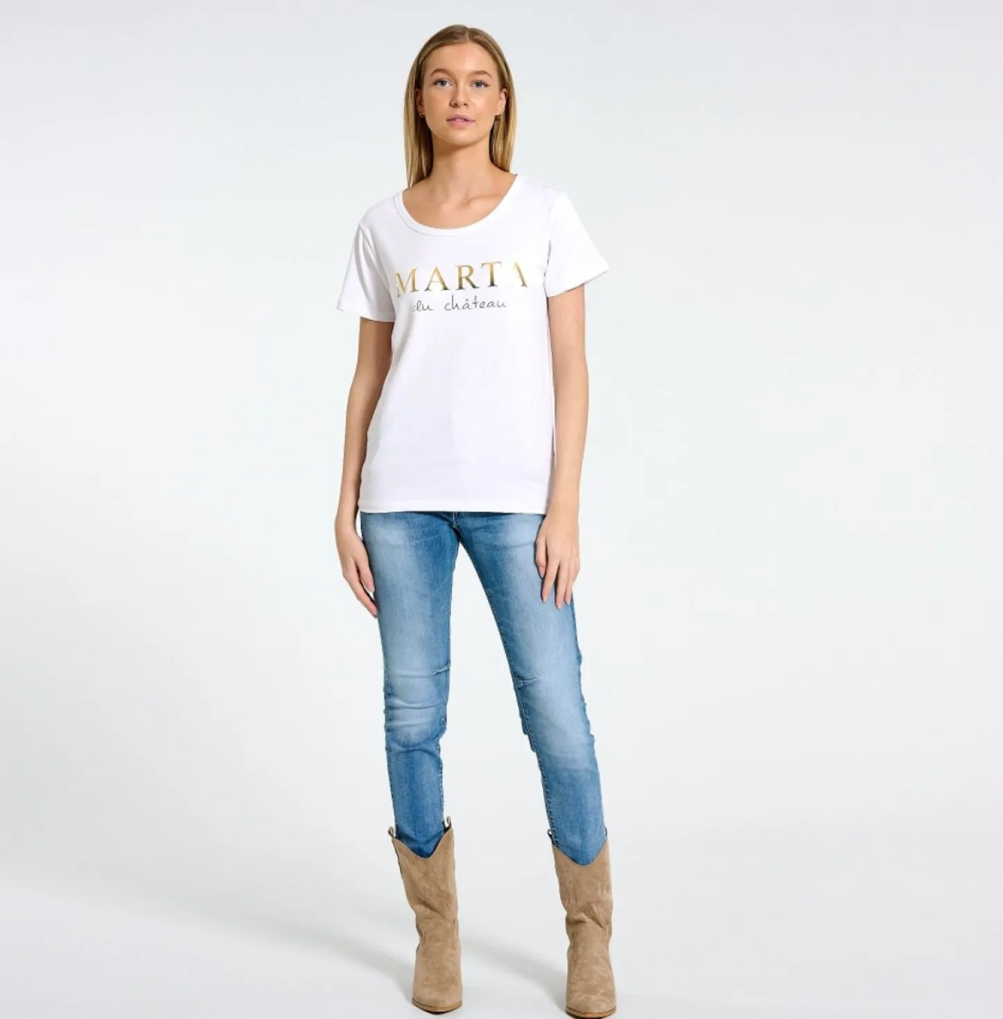 VIAMAJA T-shirt Marta Denim