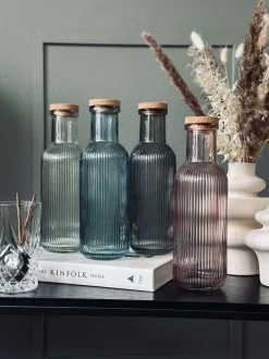 VIAMAJA Vandflaske med korkprop – Rose 1 ltr.
