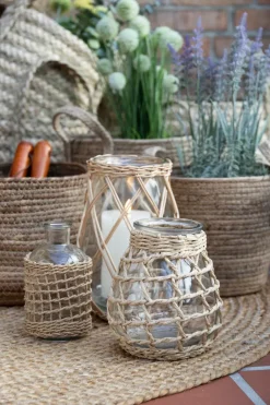 VIAMAJA Vase med flet Clearance
