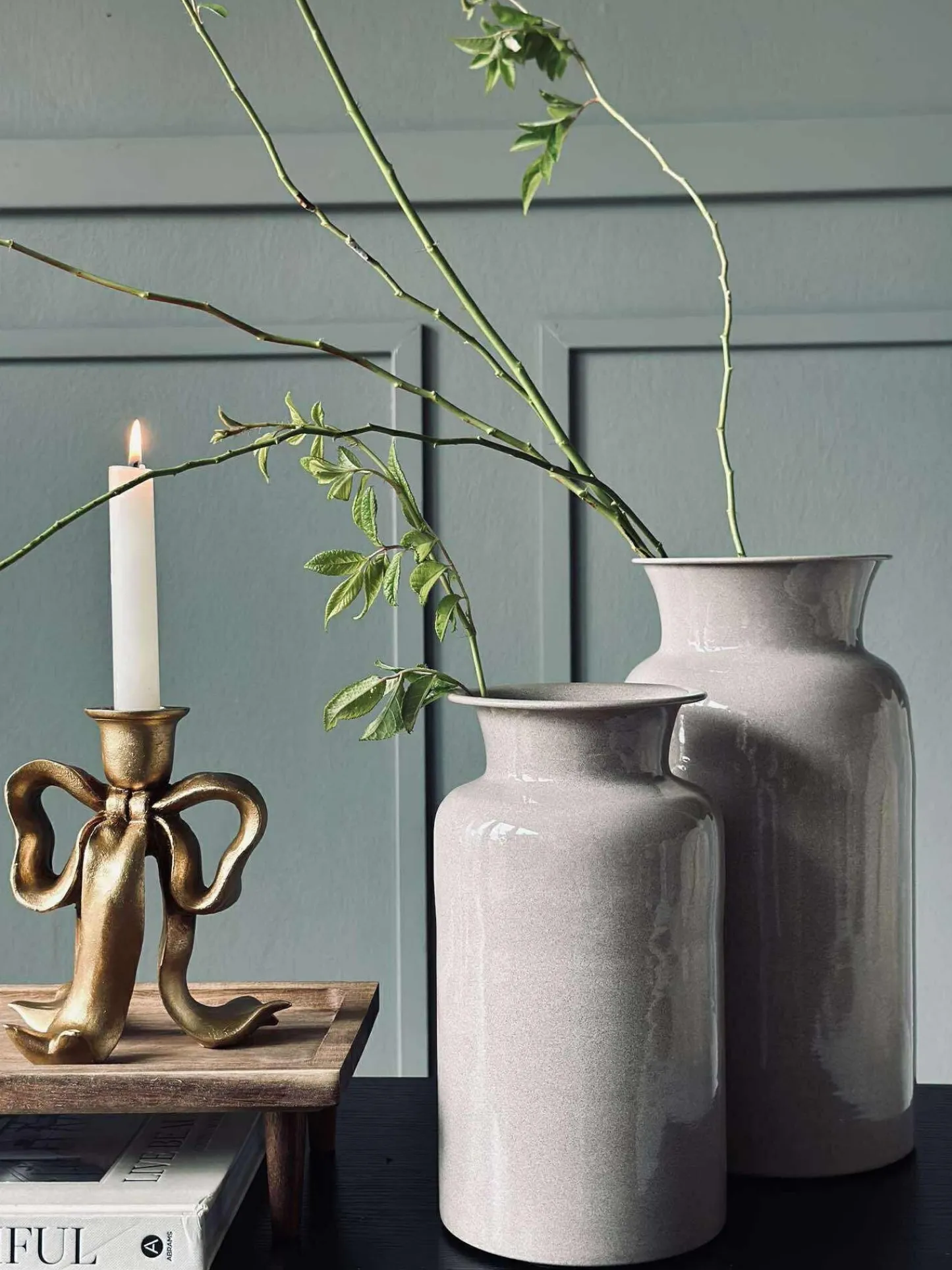 VIAMAJA Vase Sand - Flere størrelser